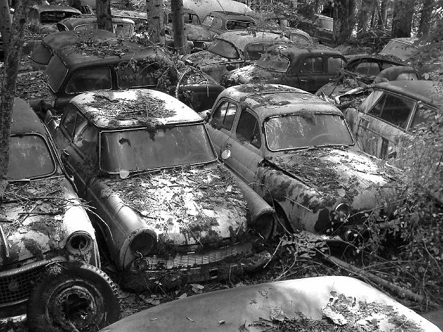 Autofriedhof - 069.JPG - Historischer Autofriedhof,    Gürbetal (CH)